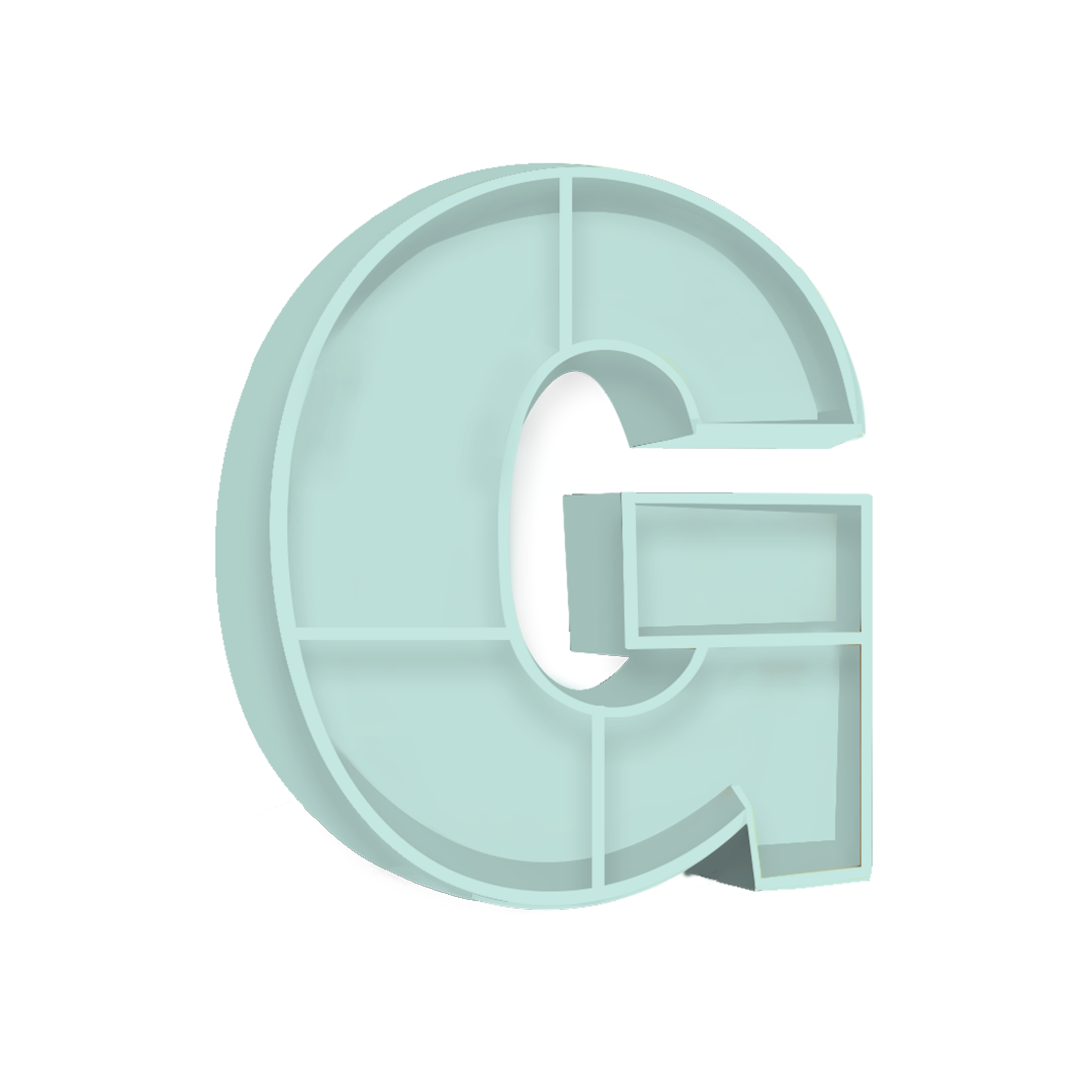 G Alphabet Shelf