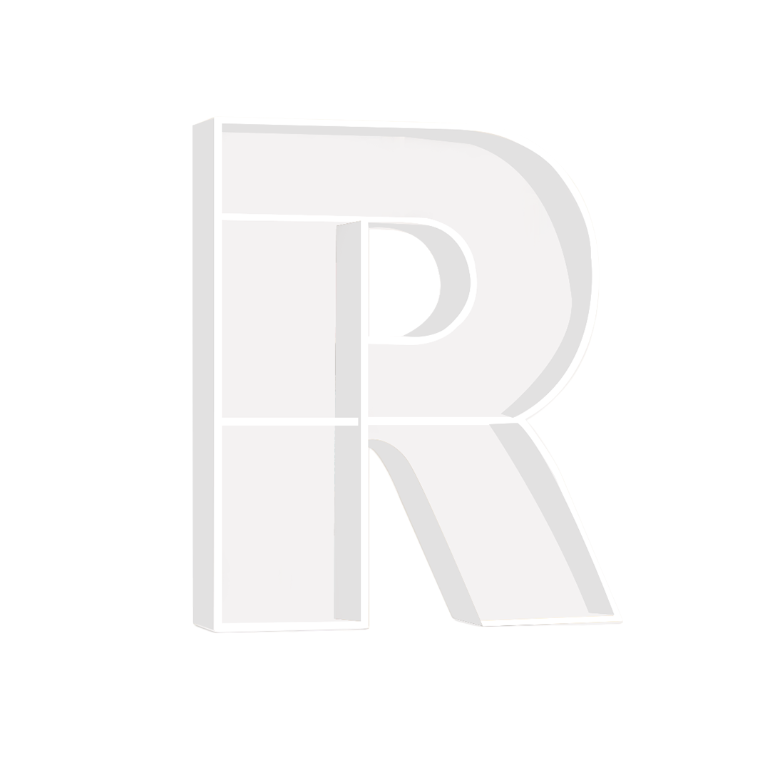 R - Alphabet Shelf