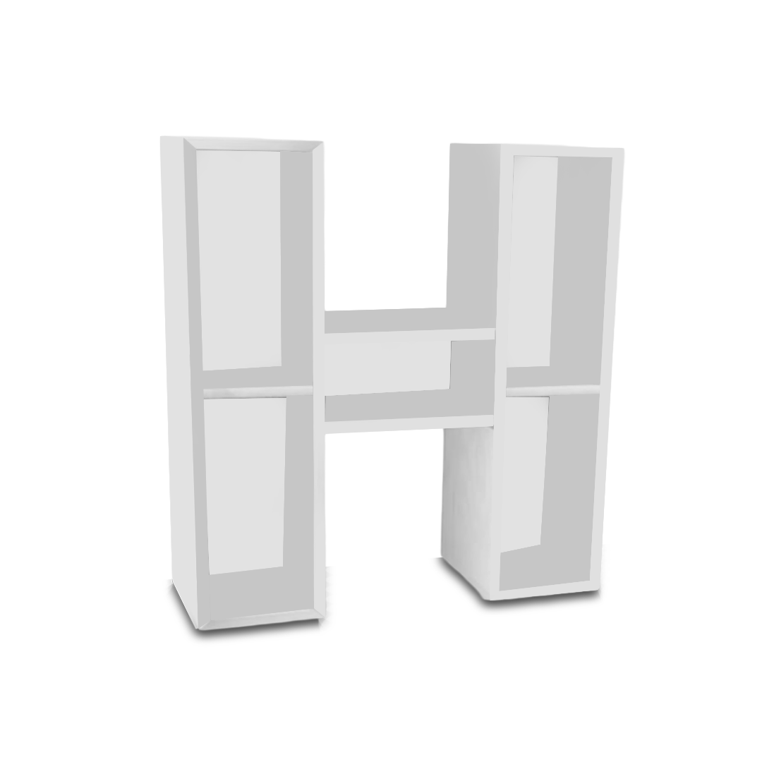 H Alphabet Shelf