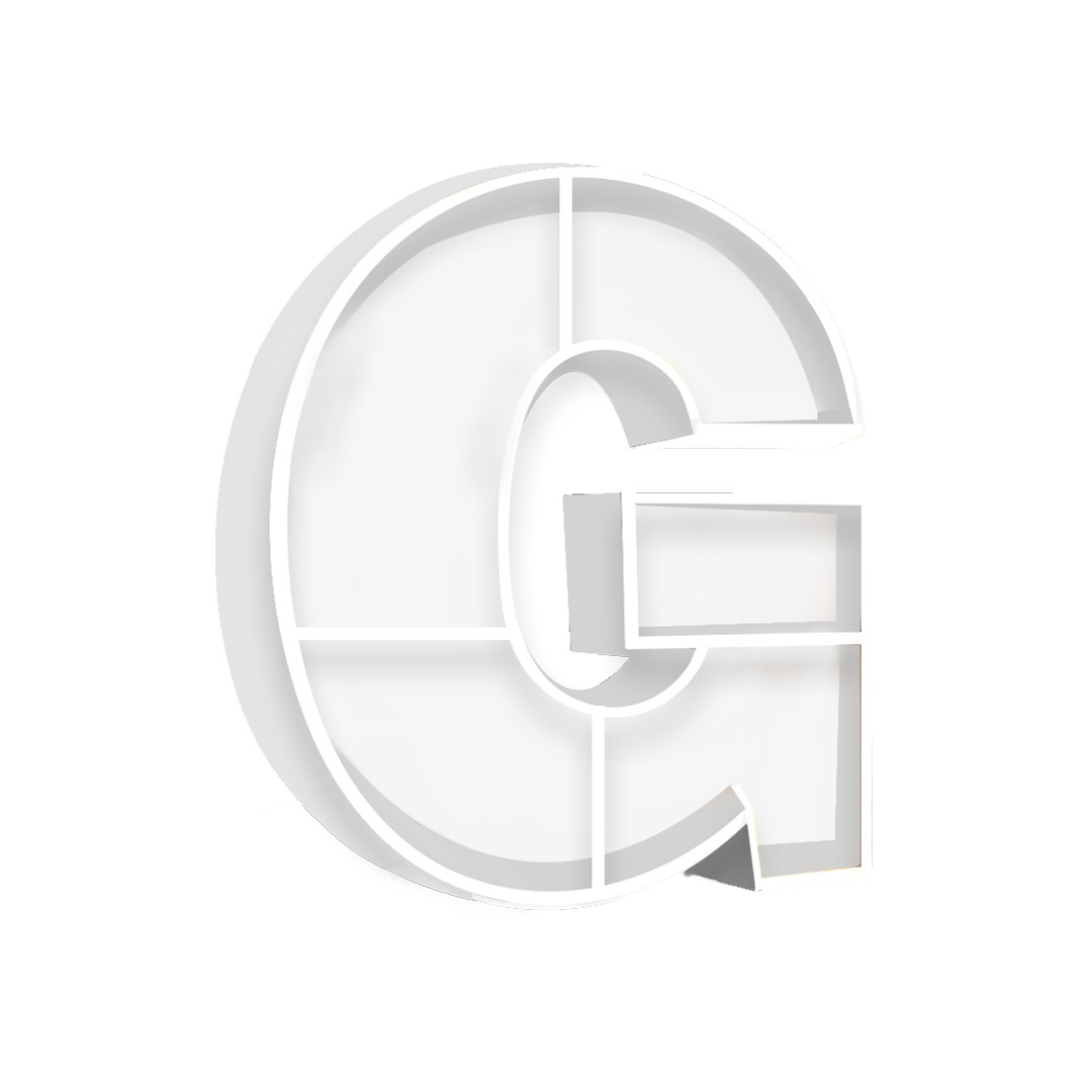 G Alphabet Shelf