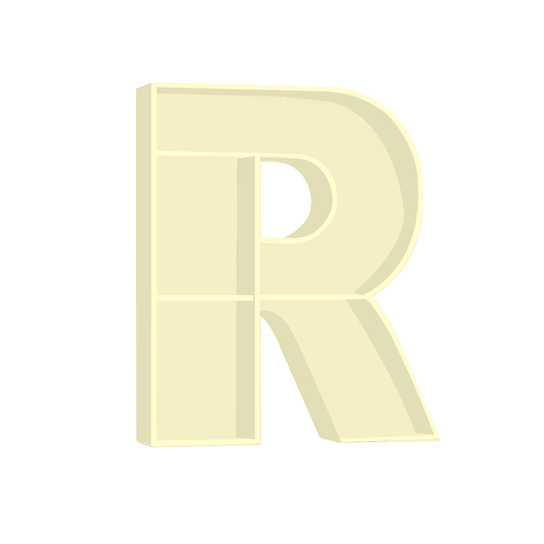 R - Alphabet Shelf