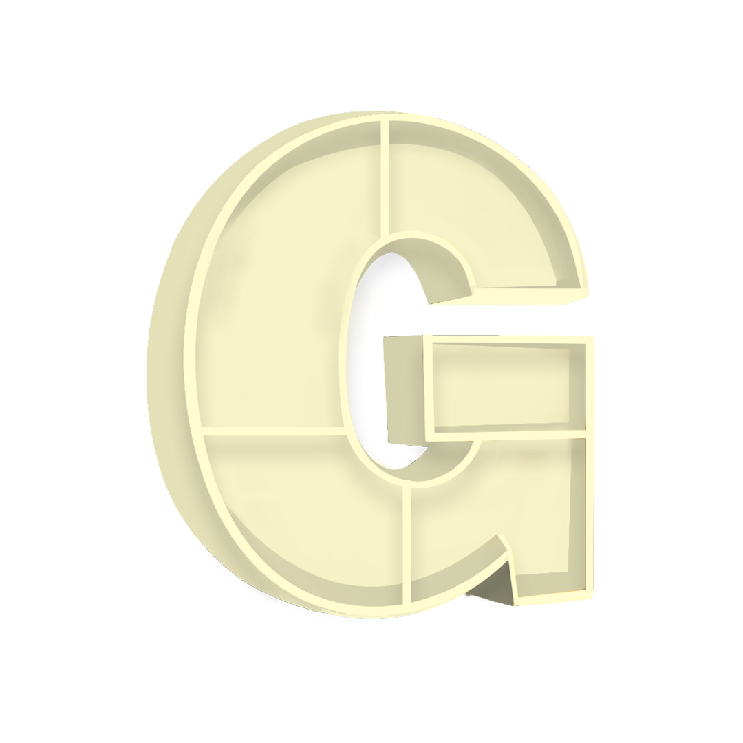 G Alphabet Shelf
