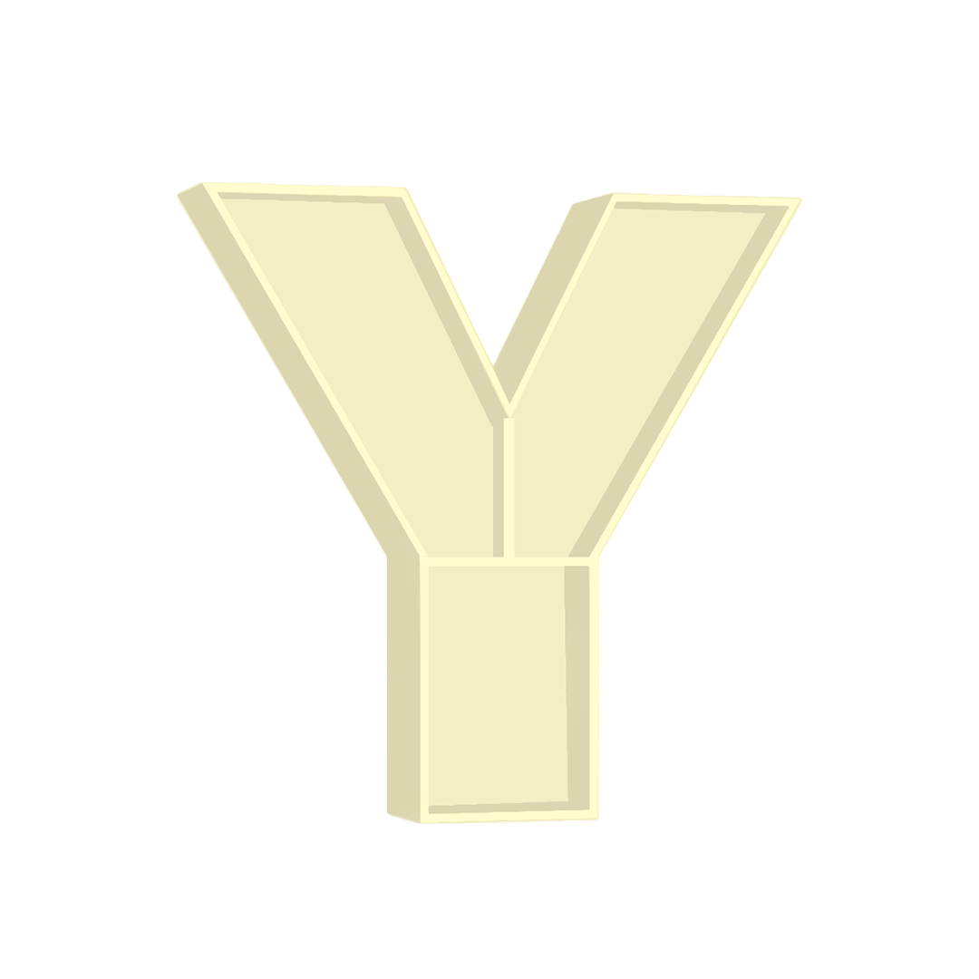 Y - Alphabet Shelf