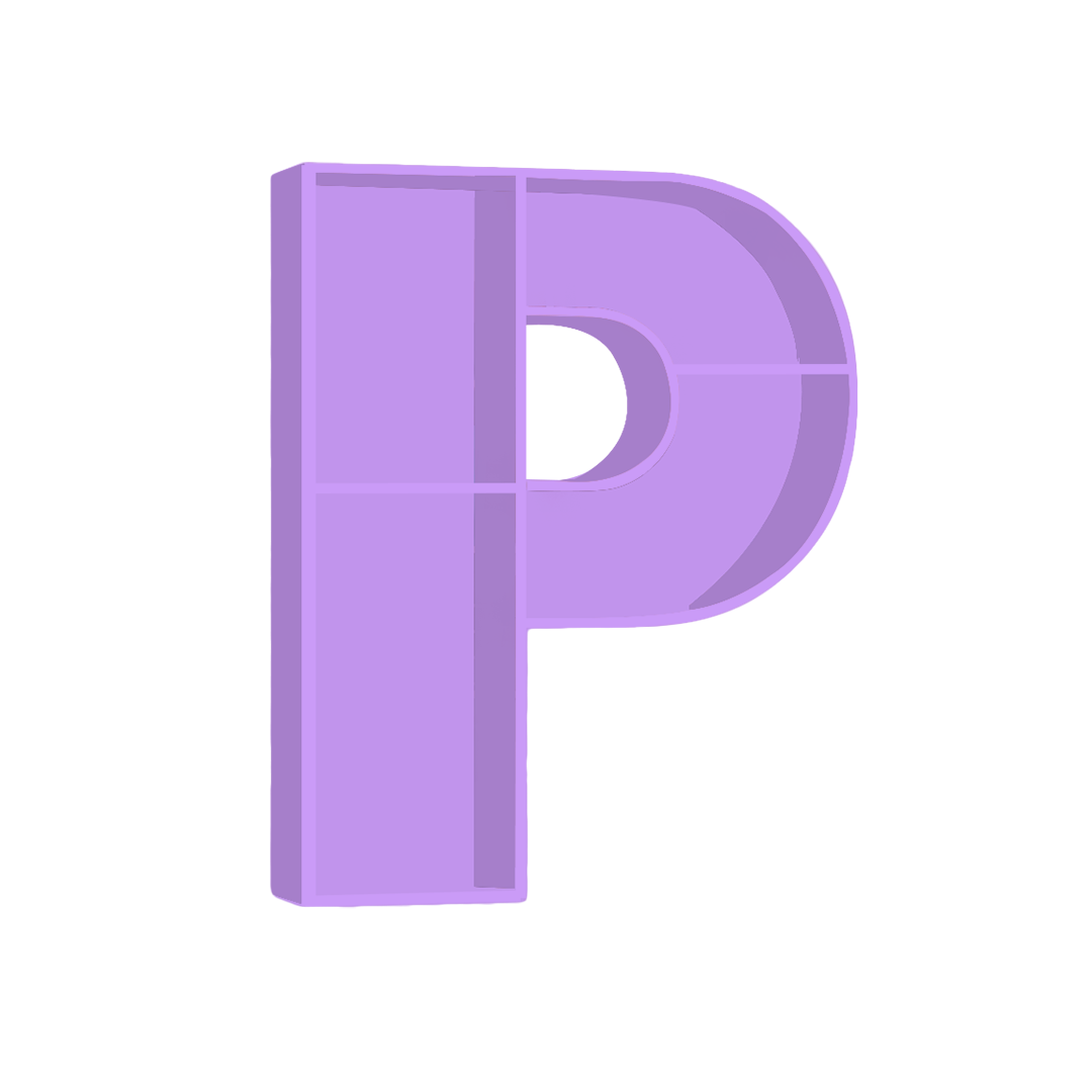 P - Alphabet Shelf