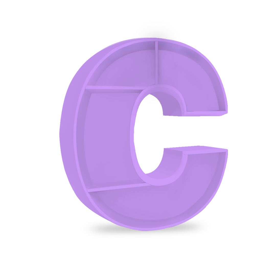 C Alphabet shelf