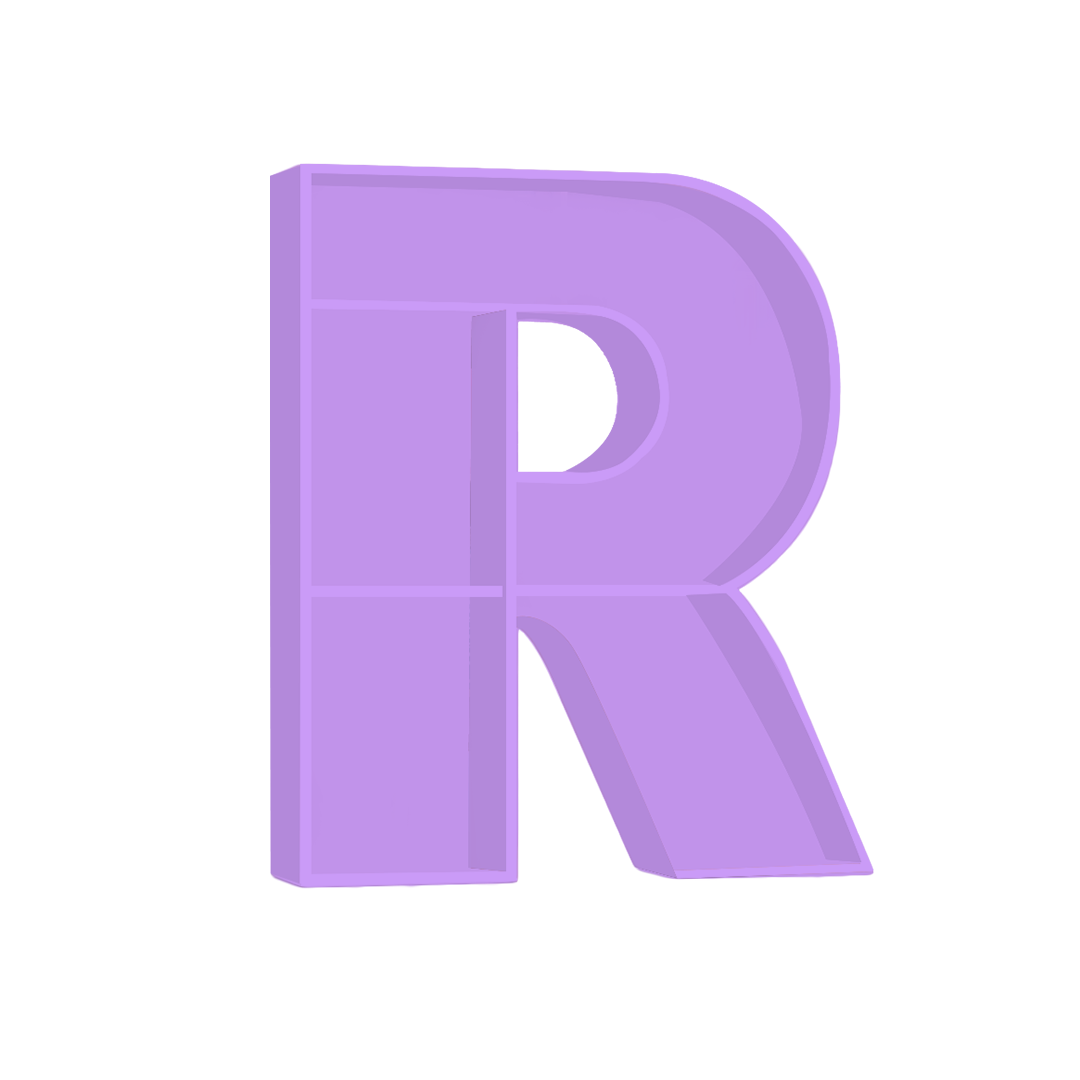 R - Alphabet Shelf