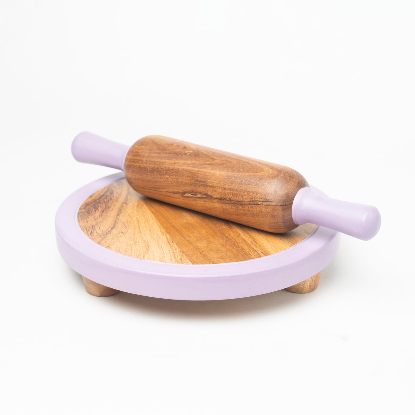 Rolling Pin with Rolling Board | Chapati maker for toddlers | Chakla Belan | Age 2- 10 years | Kids Kitchen Tool | Roti Maker | Pretend Play