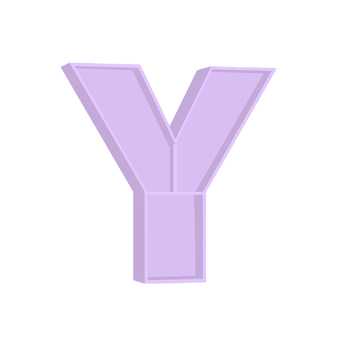 Y - Alphabet Shelf