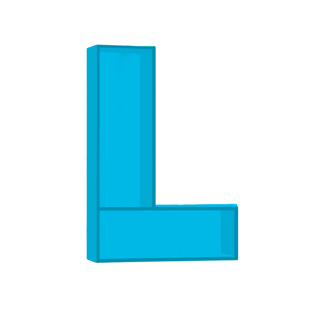 L - Alphabet Shelf