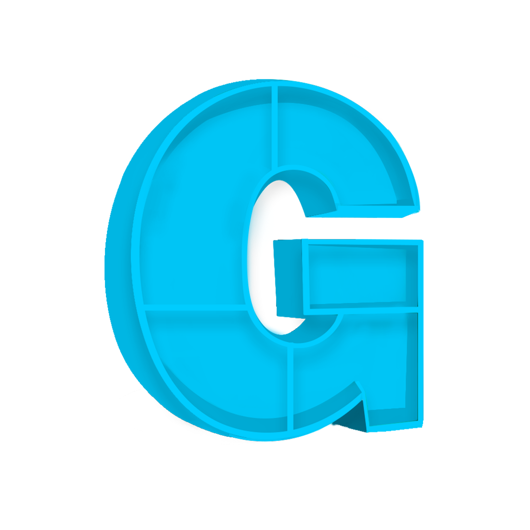 G Alphabet Shelf