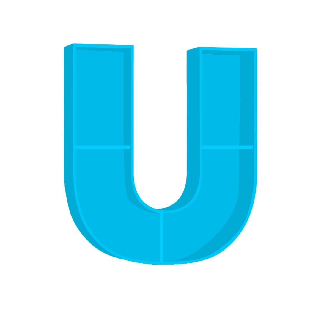 U - Alphabet Shelf