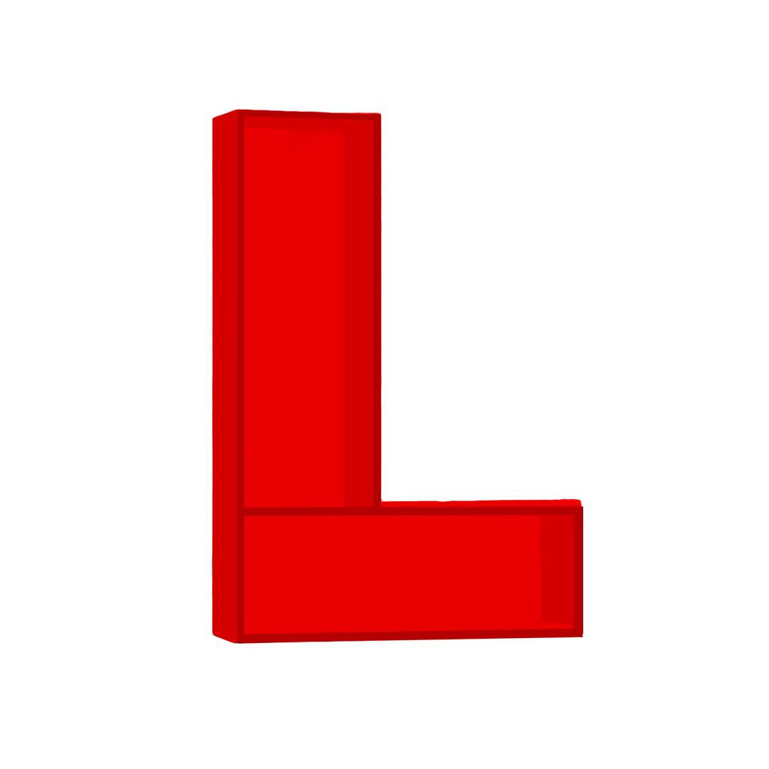 L - Alphabet Shelf