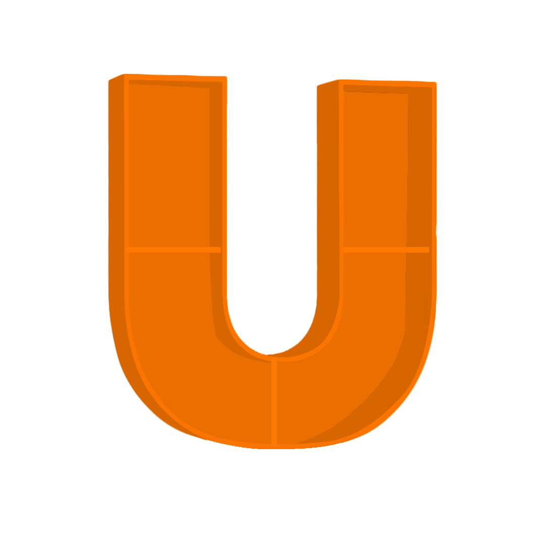 U - Alphabet Shelf