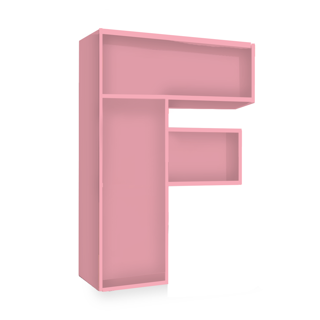 F Alphabet Shelf