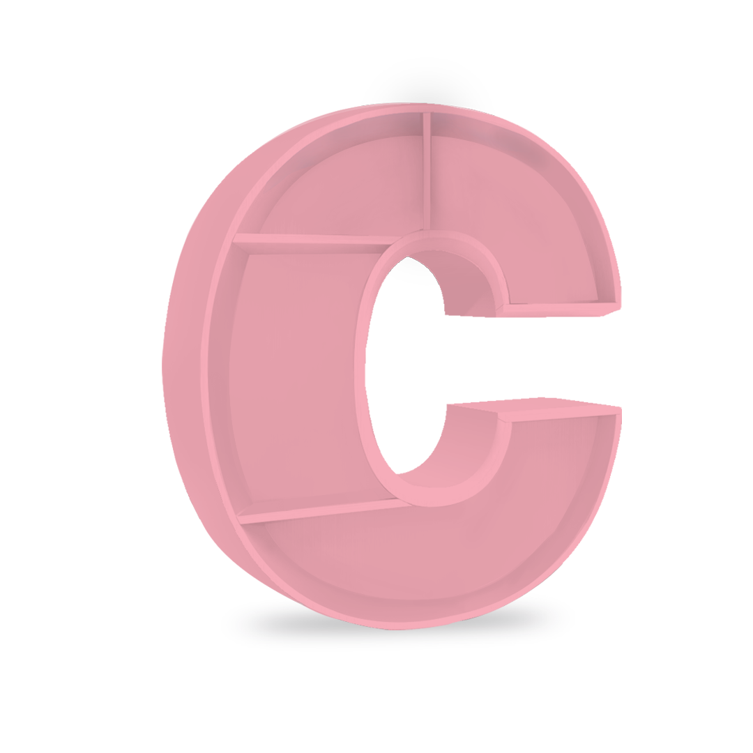 C Alphabet shelf
