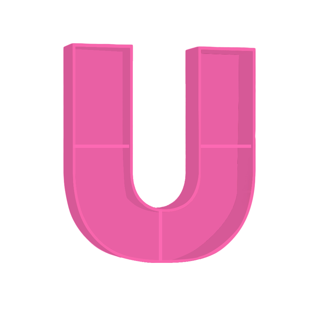 U - Alphabet Shelf