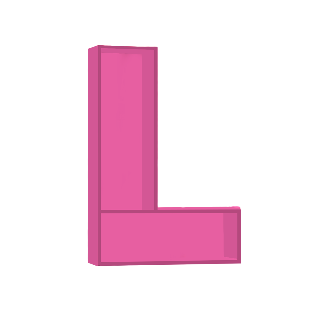 L - Alphabet Shelf