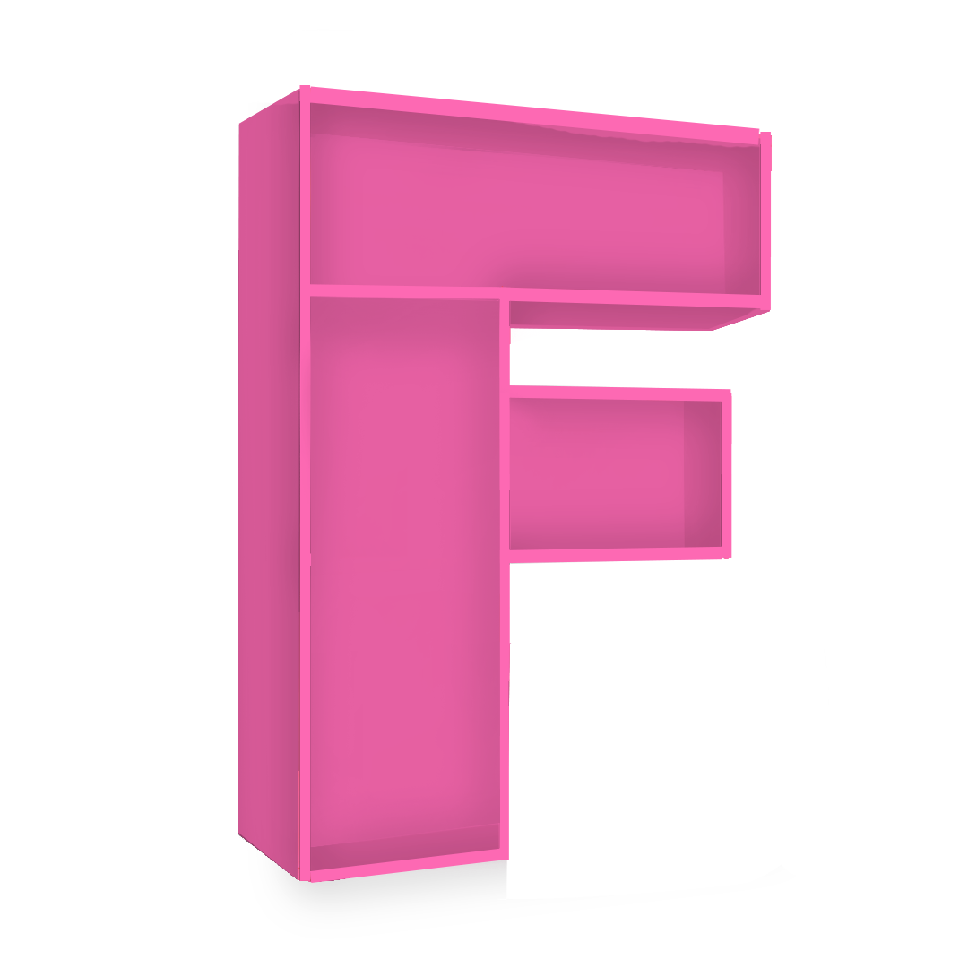 F Alphabet Shelf