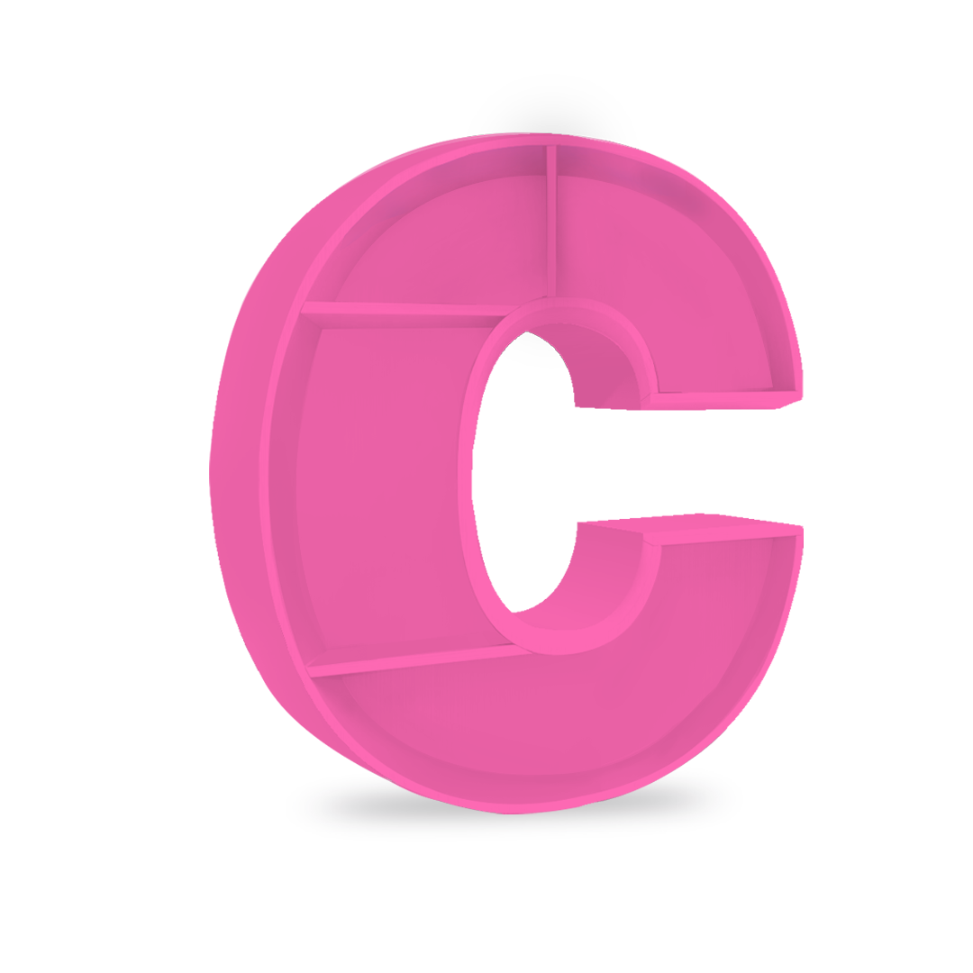 C Alphabet shelf