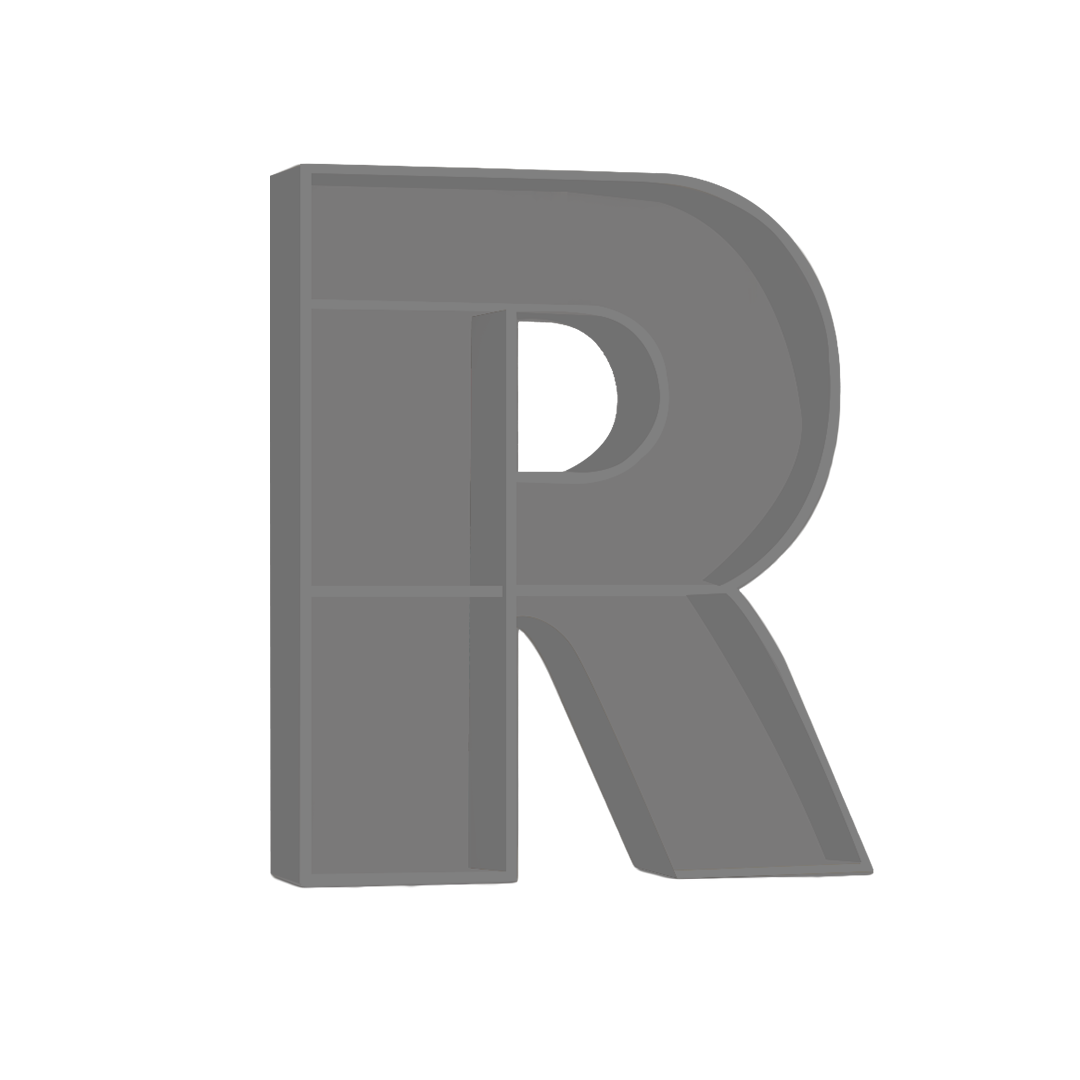 R - Alphabet Shelf