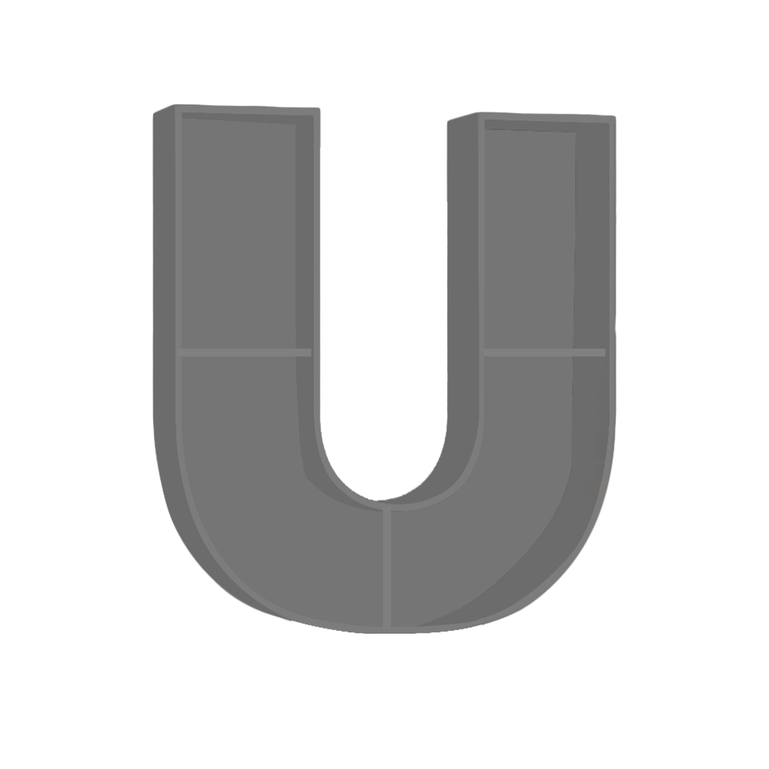 U - Alphabet Shelf