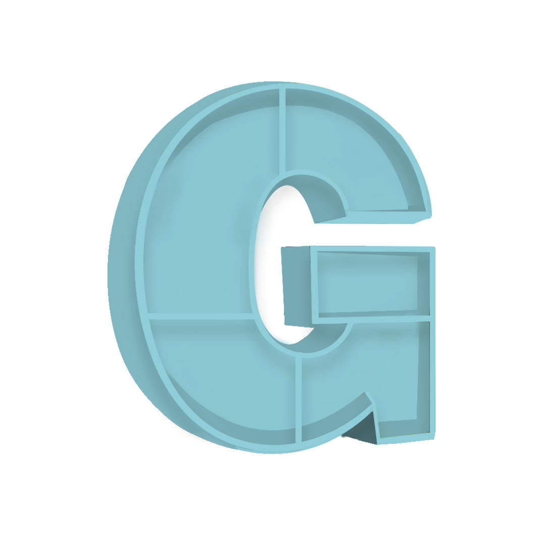 G Alphabet Shelf