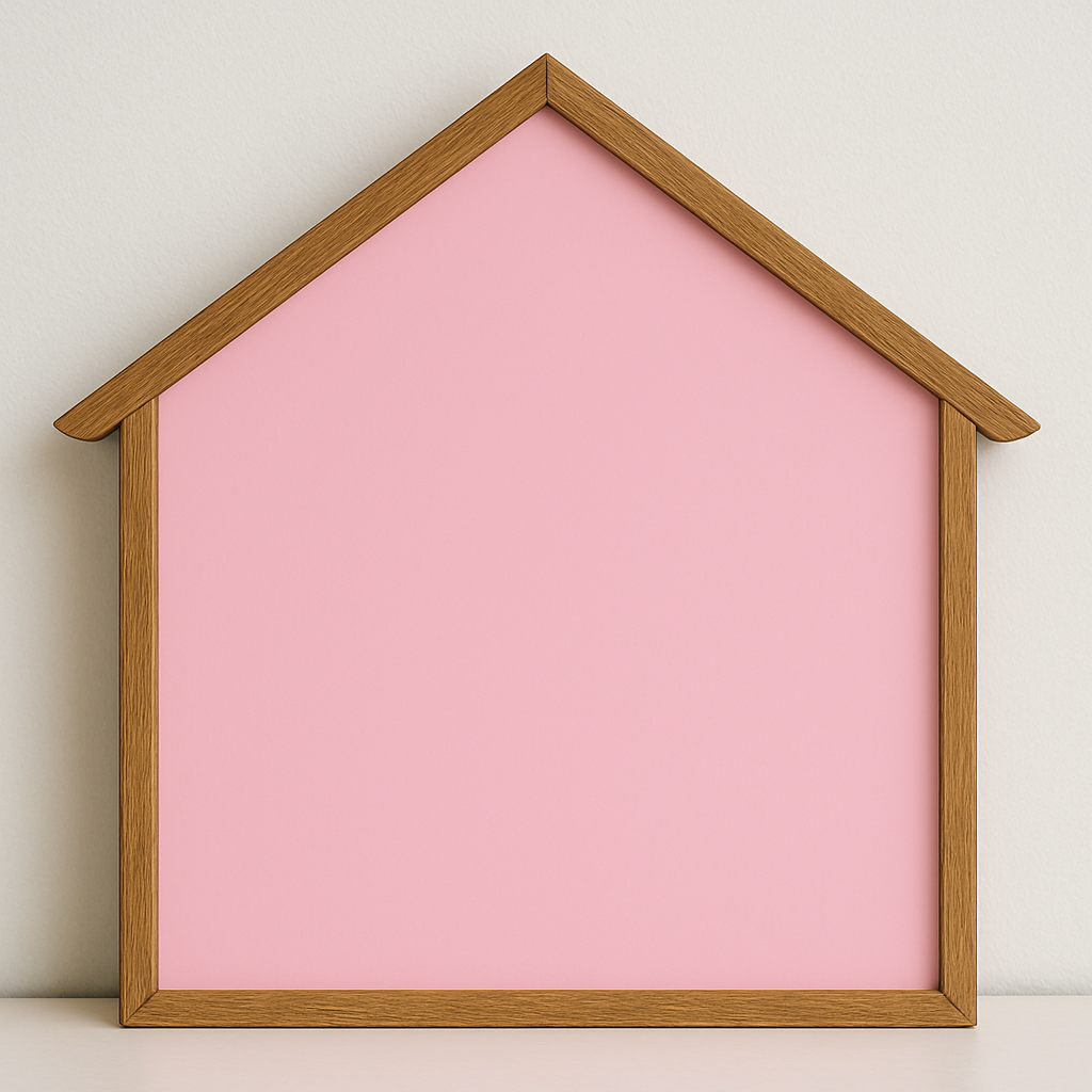 Colourful Magnetic Scribbling Board | House Shaped