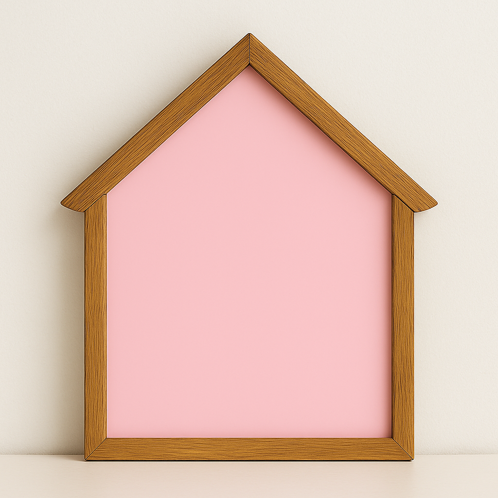 Colourful Magnetic Scribbling Board | House Shaped