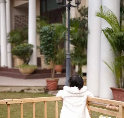 Foldable Wooden Baby Playpen
