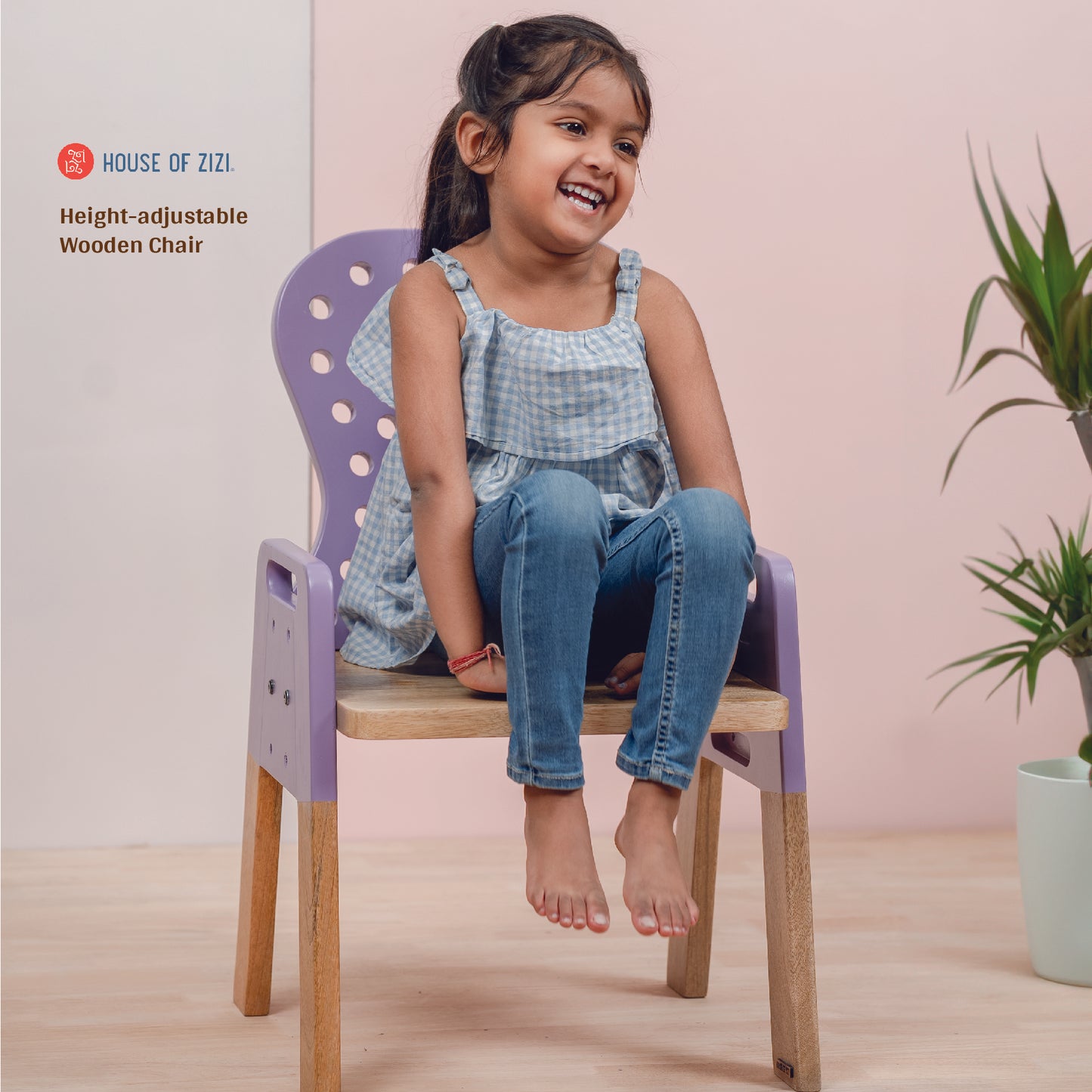 Sensory art table with height adjustable chair