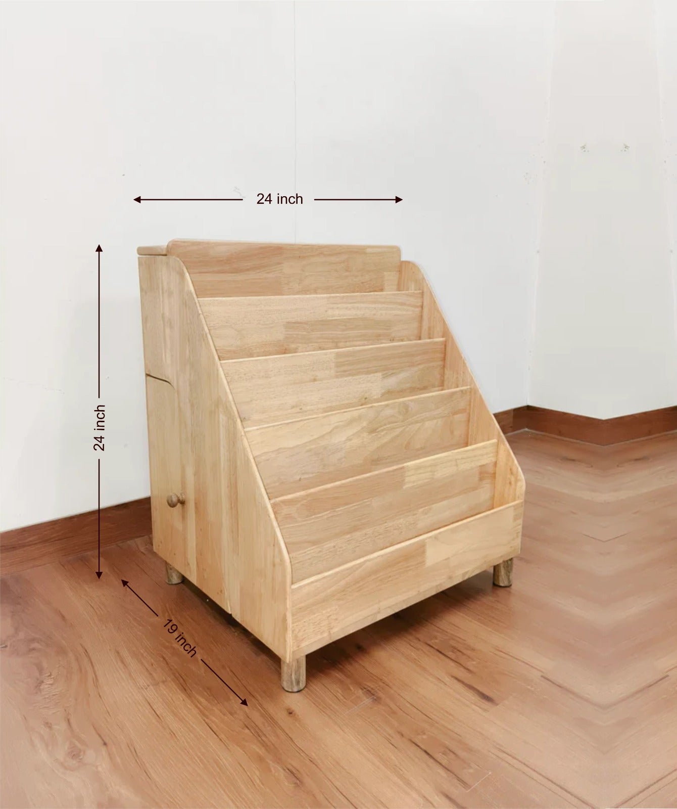 Montessori Bookshelf with Storage