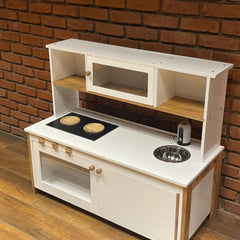 Wooden Kitchen Set with Water Dispenser
