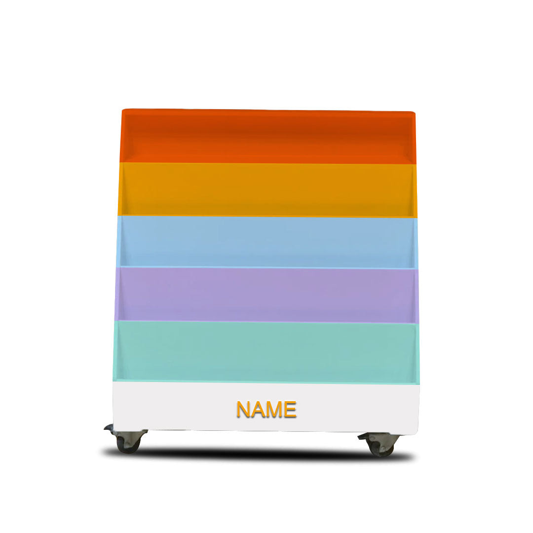 Bookshelf with Wheels