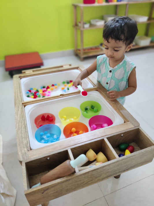 Unveiling Education and Exploration: House of Zizi's Study and Sensory Tables for Children's Growth