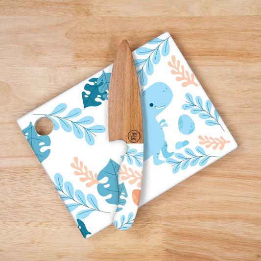 Dinosaur theme - Montessori Knife and Chopping Board