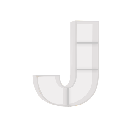 J Alphabet Shelf