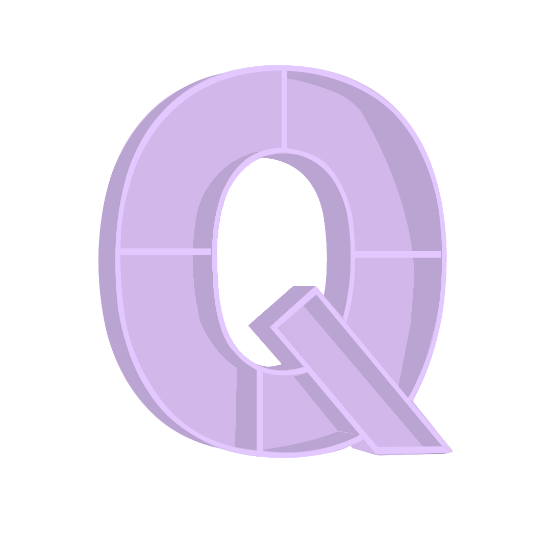 Q - Alphabet Shelf