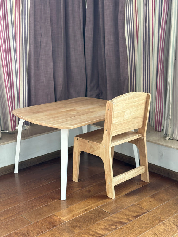Wooden Study Table & Chair for Kids