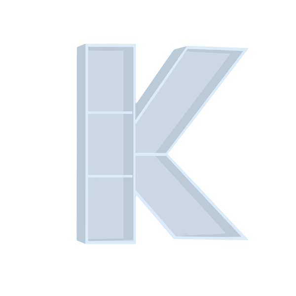 K - Alphabet Shelf