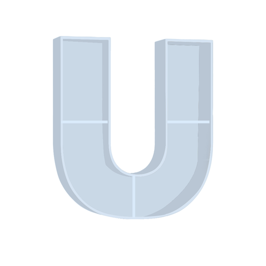 U - Alphabet Shelf
