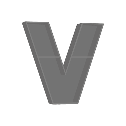 V - Alphabet Shelf