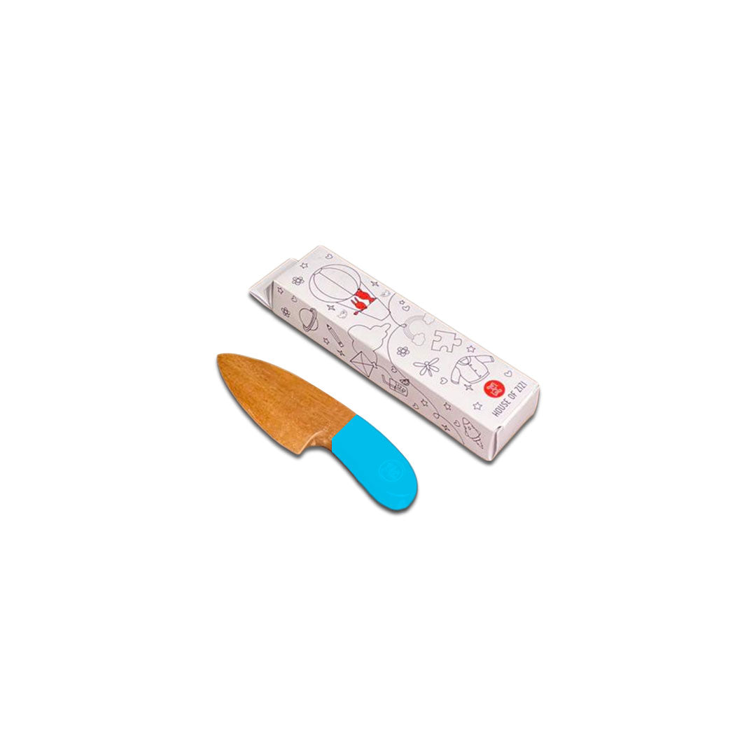 Aqua blue montessori cutting knife