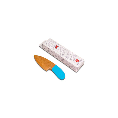 Aqua blue montessori cutting knife