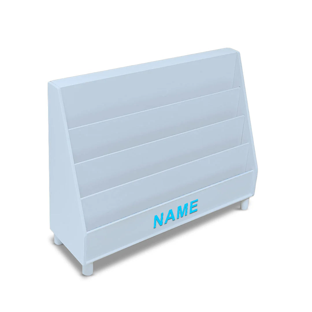 Blue kids bookshelf