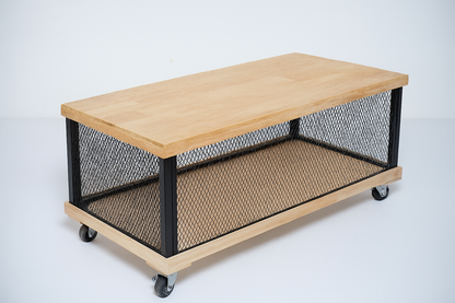 Toy Box with wheels | Storage for toys and books | Storage with table |Organizing table