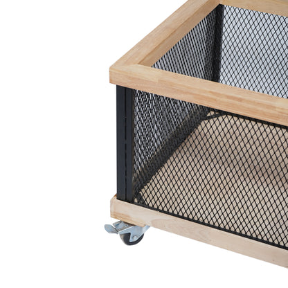Toy Box with wheels | Storage for toys and books | Storage with table |Organizing table
