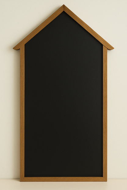 Colourful Magnetic Scribbling Board | House Shaped | Arch shaped| Wooden Border