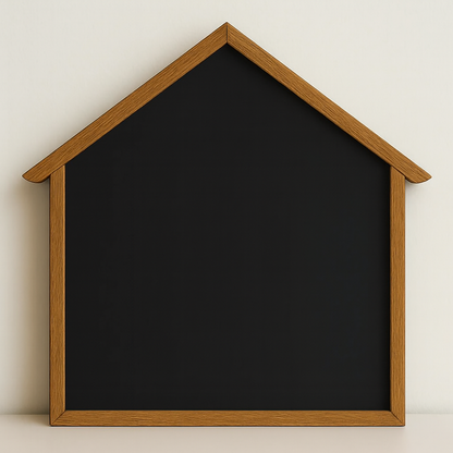 Colourful Magnetic Scribbling Board | House Shaped | Arch shaped| Wooden Border