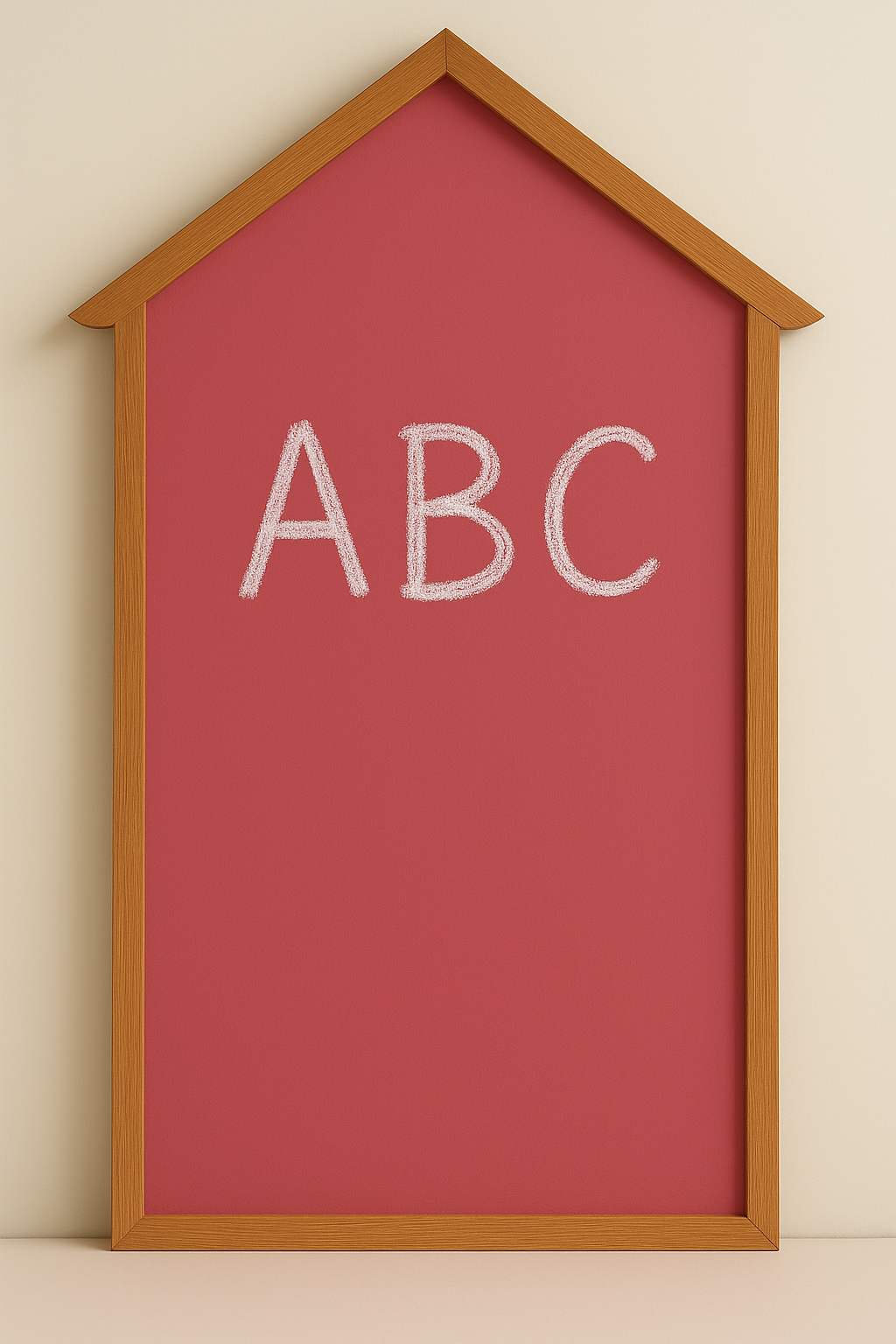 Colourful Magnetic Scribbling Board | House Shaped | Arch shaped| Wooden Border