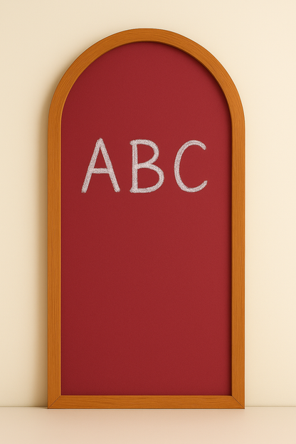 Colourful Magnetic Scribbling Board | House Shaped | Arch shaped| Wooden Border